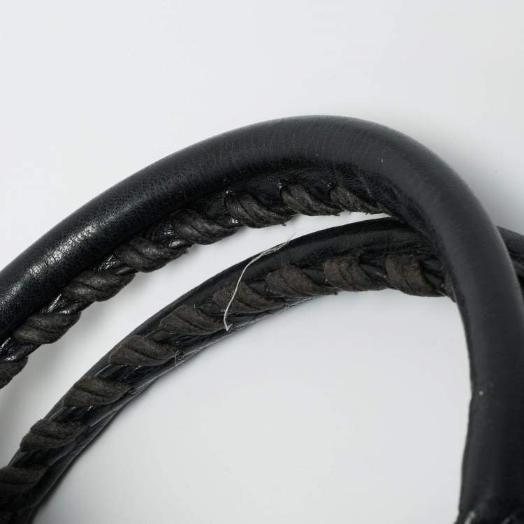 مملوكة مسبقًا Balenciaga Motorcycle City Black Leather Bag