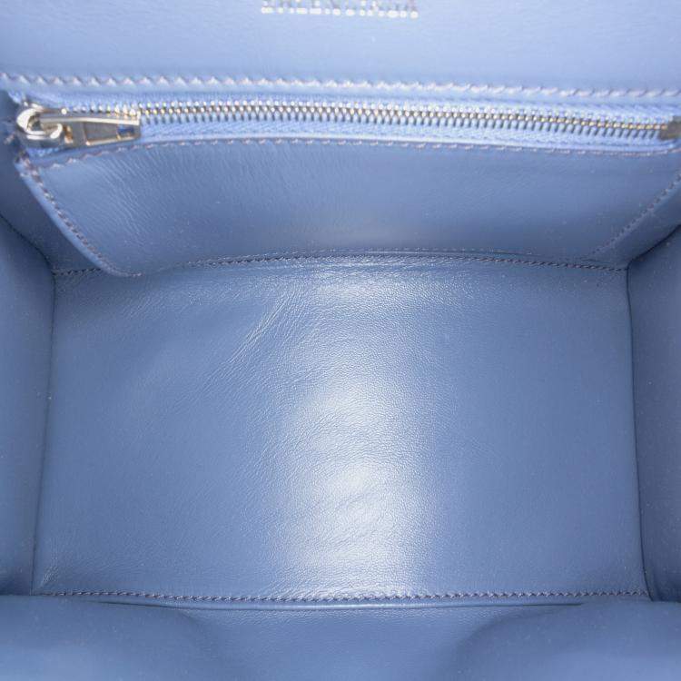 مملوكة مسبقًا Balenciaga Blue Small BB Monogram Denim Hourglass Top Handle Bag