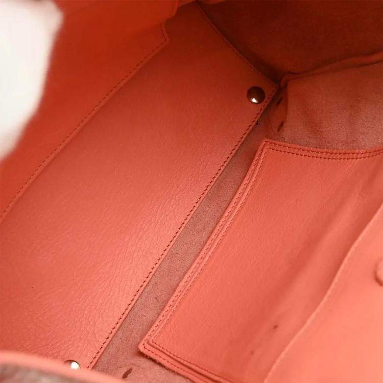 Pre Owned Balenciaga Salmon Pink Papier 2way Handbag