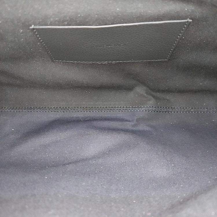 Pre Owned Balenciaga Black Leather clutch