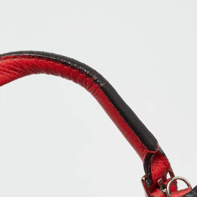 Pre Owned Balenciaga Papier A6 Red Leather Tote