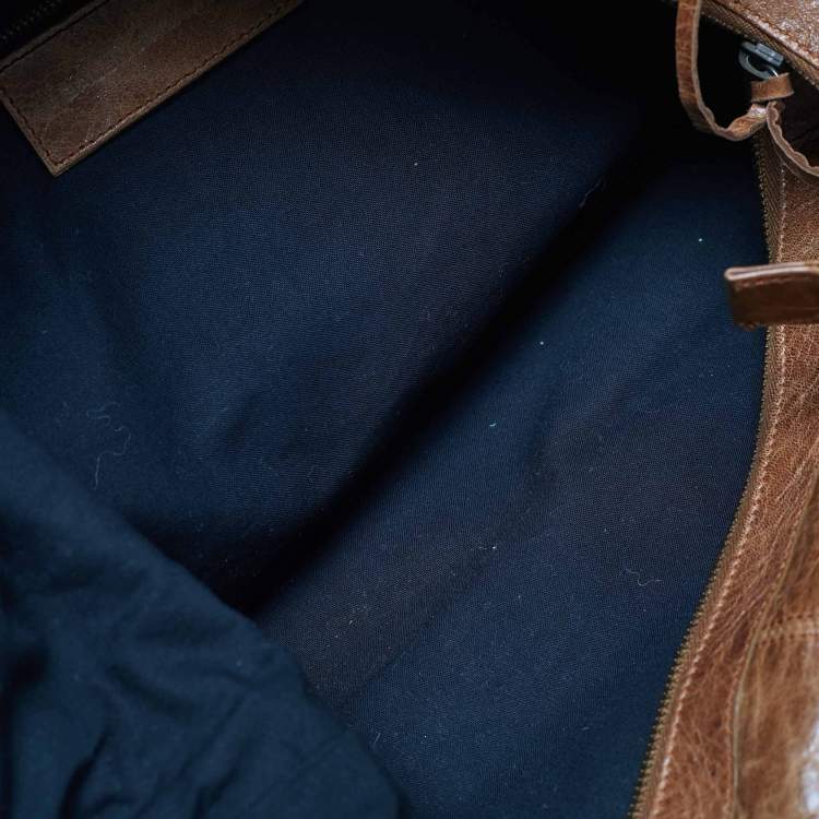 مملوكة مسبقًا Balenciaga Classic Courier XL Brown Leather Hobo