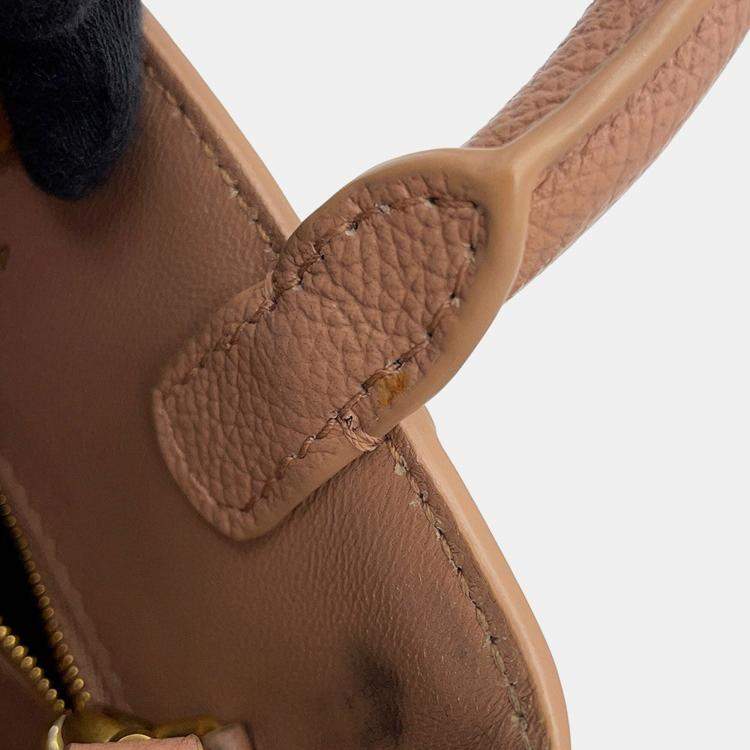 Pre Owned Balenciaga Hour Glass Jasmin Flower Leather