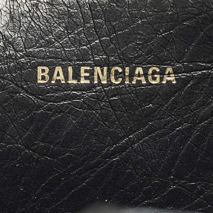 Pre Owned Balenciaga Bazar Graffiti XS Multicolor Leather Tote
