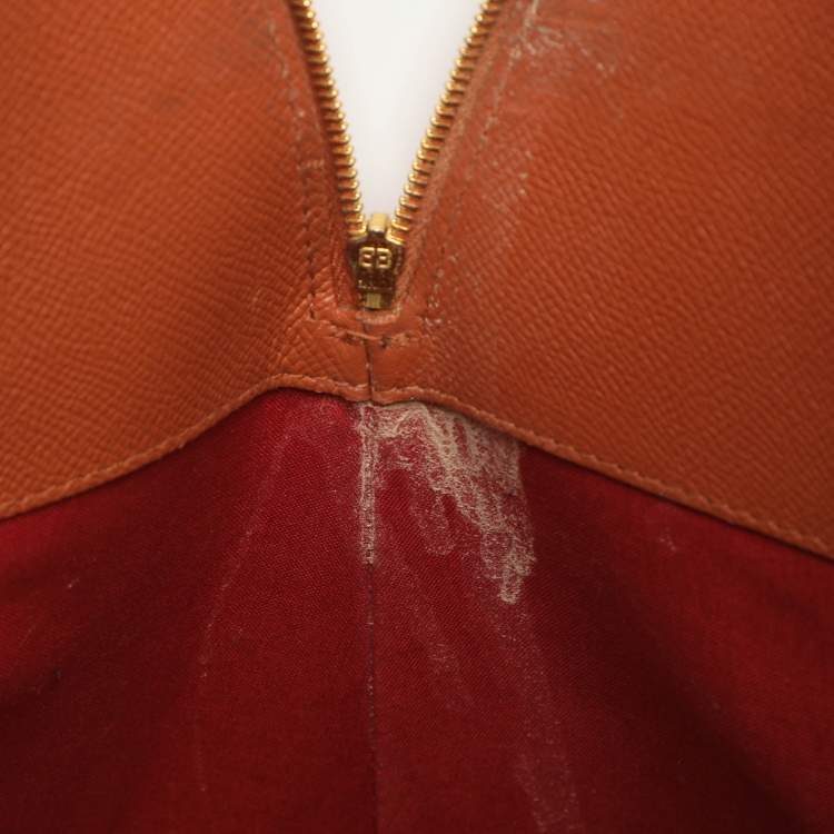 Pre Owned Balenciaga Ville Medium Brown Leather Top Handle Bag