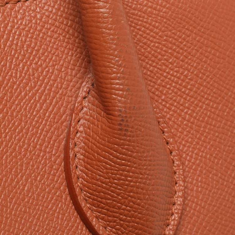 Pre Owned Balenciaga Ville Medium Brown Leather Top Handle Bag