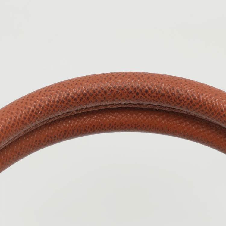 Pre Owned Balenciaga Ville Medium Brown Leather Top Handle Bag