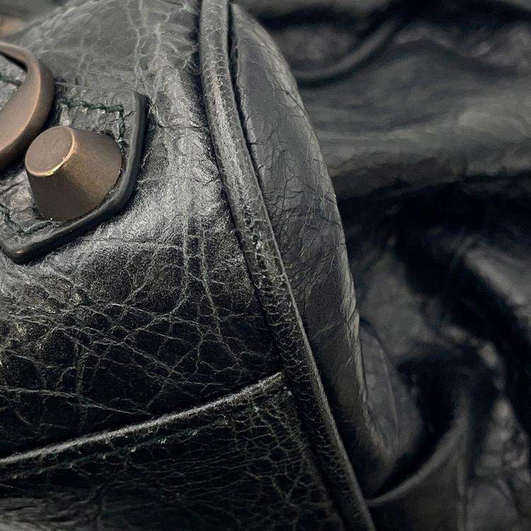 مملوكة مسبقًا Balenciaga Le City Bag East-West Black Lambskin