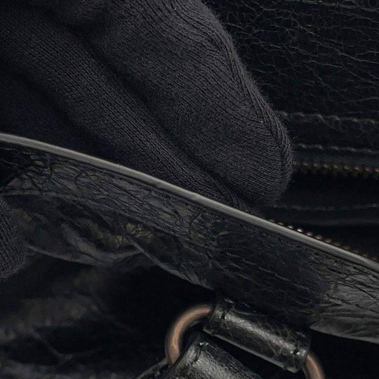 مملوكة مسبقًا Balenciaga Le City Bag East-West Black Lambskin