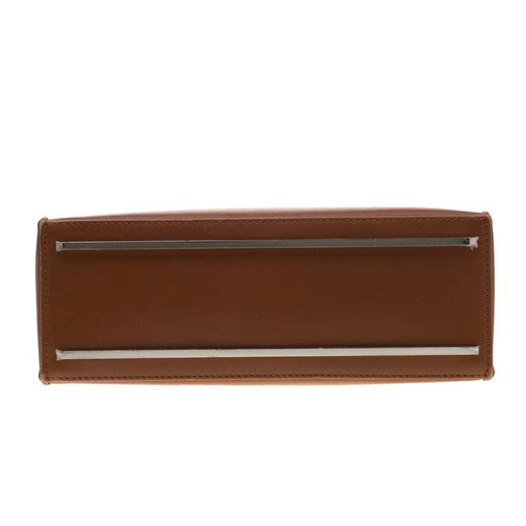 Pre Owned Balenciaga Brown Leather Le Dix Cartable Top Handle Bag