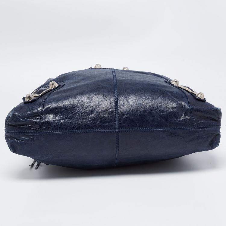 مملوكة مسبقًا Balenciaga Marine Leather GSH Brief Tote