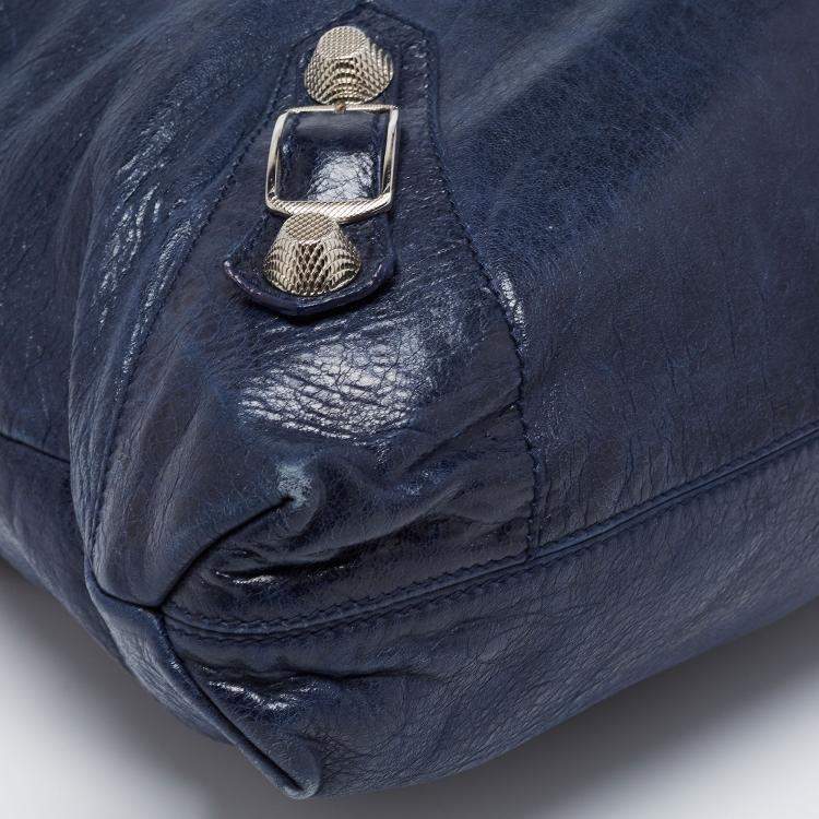 مملوكة مسبقًا Balenciaga Marine Leather GSH Brief Tote