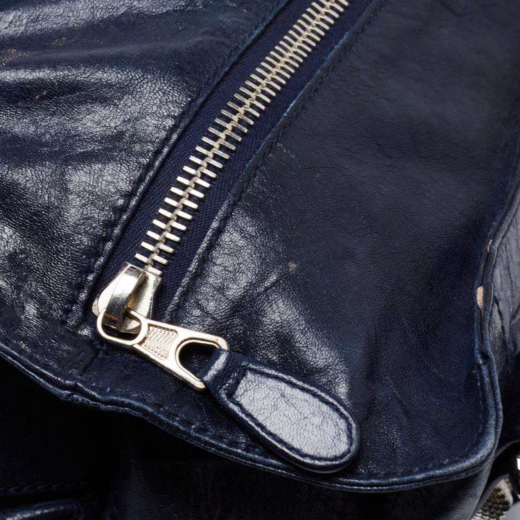 مملوكة مسبقًا Balenciaga Marine Leather GSH Brief Tote