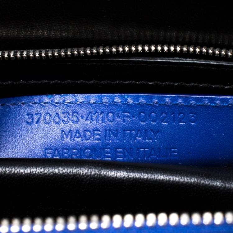 Pre Owned Balenciaga Violet Leather Le Dix Cartable Top Handle Bag
