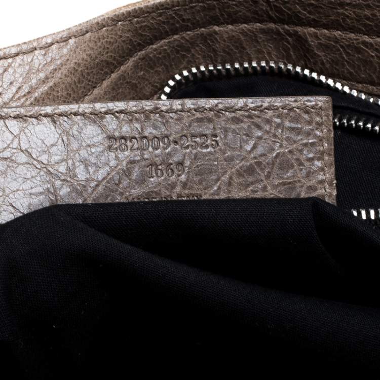 Pre Owned Balenciaga Sandstone Leather Part Time Tote