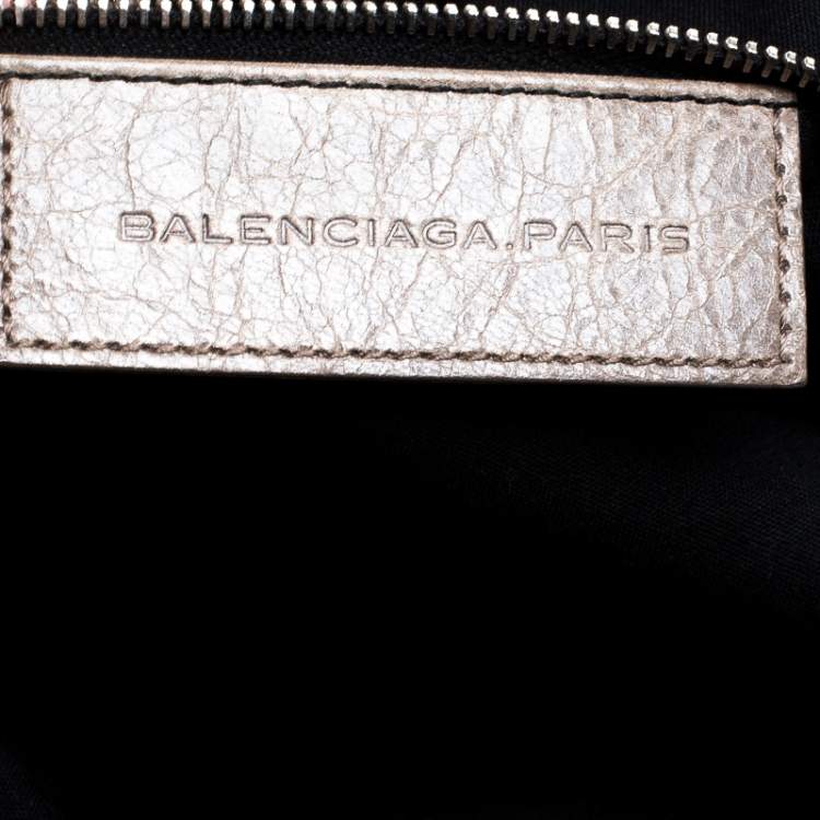 Pre Owned Balenciaga Sandstone Leather Part Time Tote