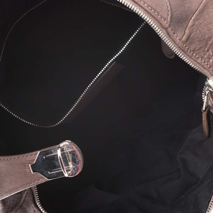 Pre Owned Balenciaga Brown Leather Box Satchel