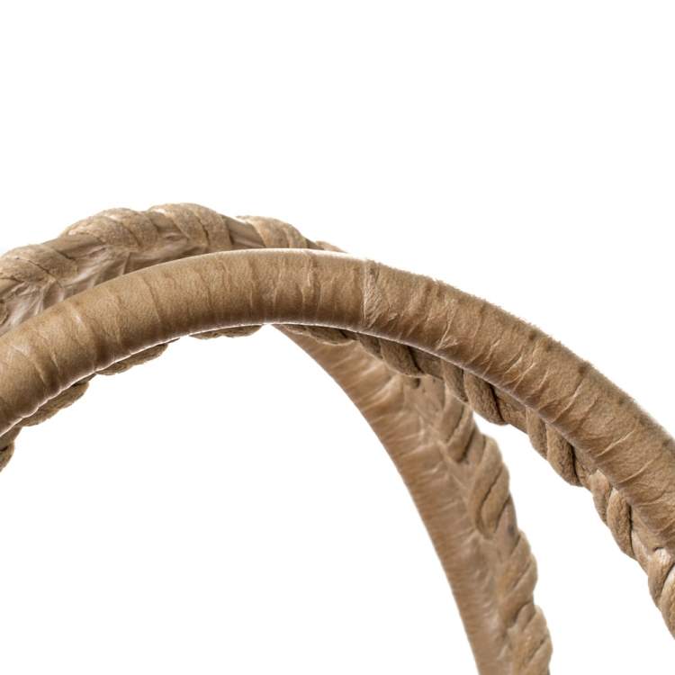 Pre Owned Balenciaga Cream Leather SGH 21 Pompon Hobo