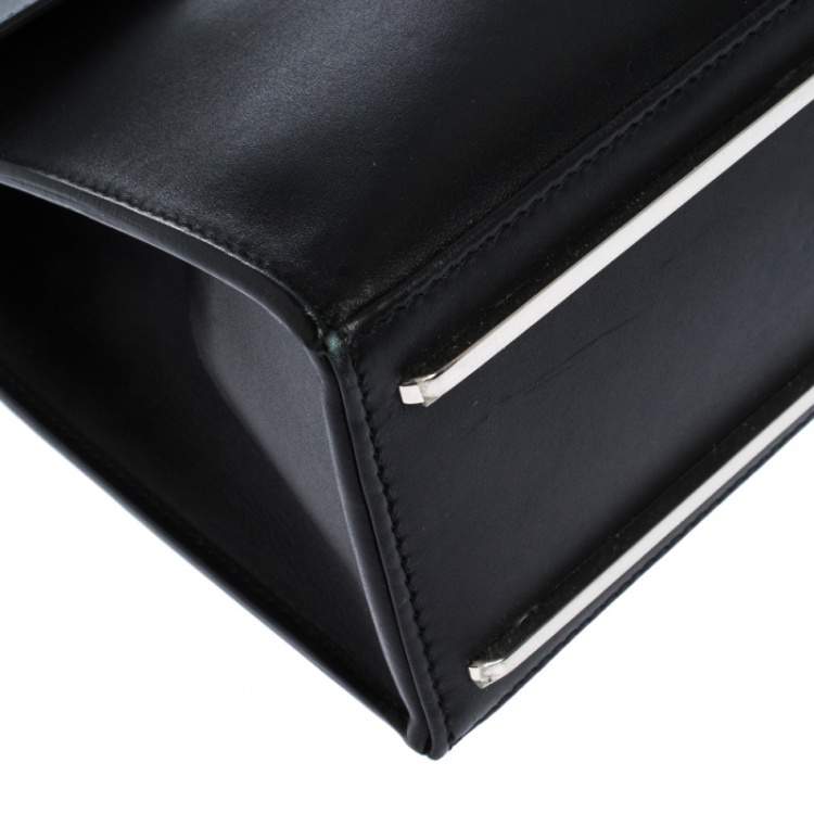 Pre Owned Balenciaga Black Leather Le Dix Cartable Top Handle Bag