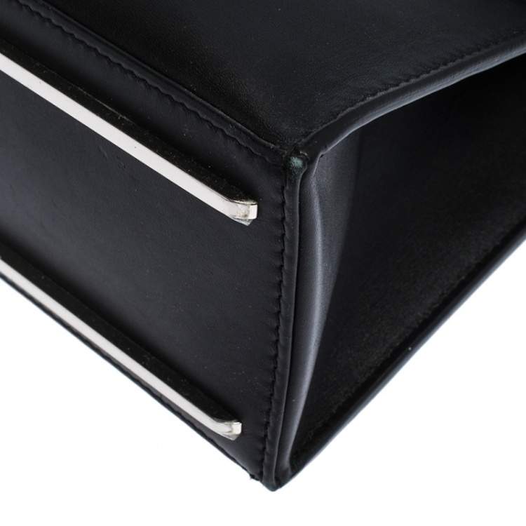 Pre Owned Balenciaga Black Leather Le Dix Cartable Top Handle Bag
