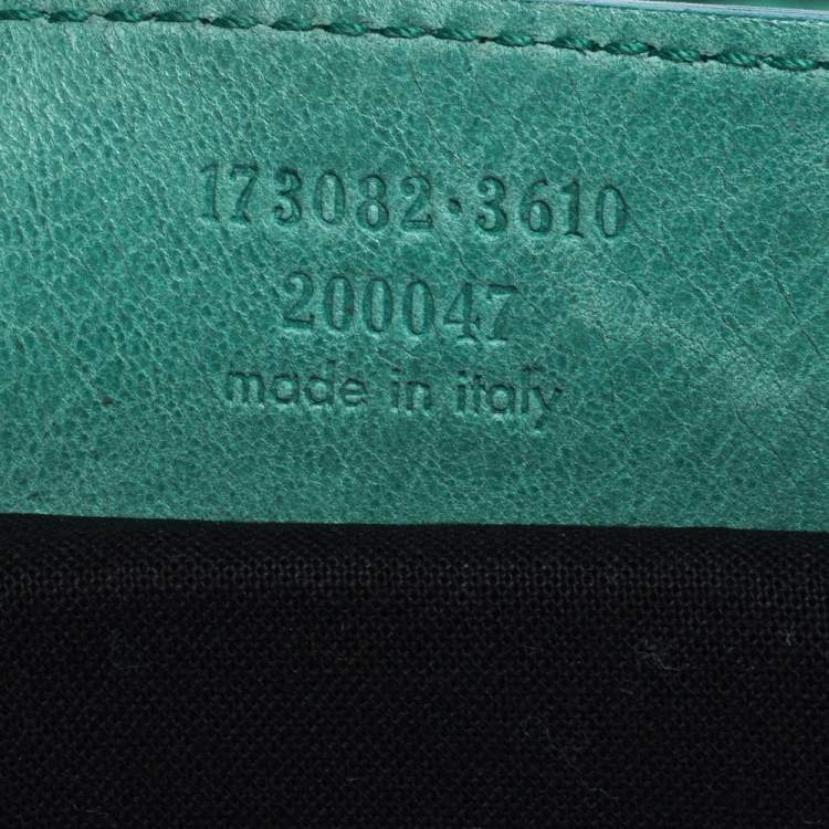 Pre Owned Balenciaga Mint Green Leather GSH Part Time Tote
