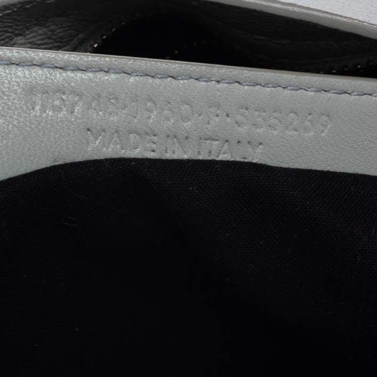 مملوكة مسبقًا Balenciaga Gris Glace Leather Classic Metallic Edge City Bag
