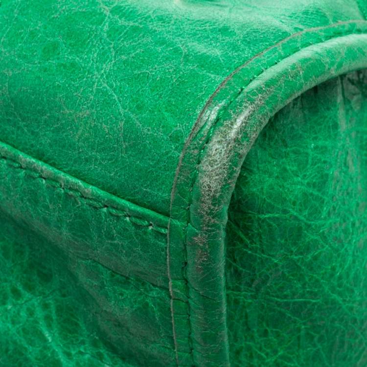Pre Owned Balenciaga Vert Trefle Leather RSH Part Time Tote