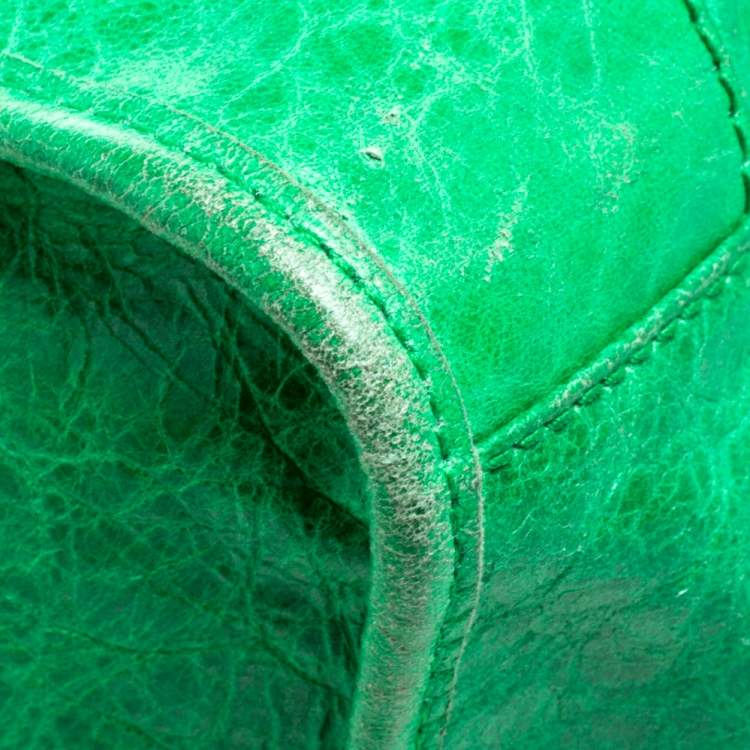 Pre Owned Balenciaga Vert Trefle Leather RSH Part Time Tote