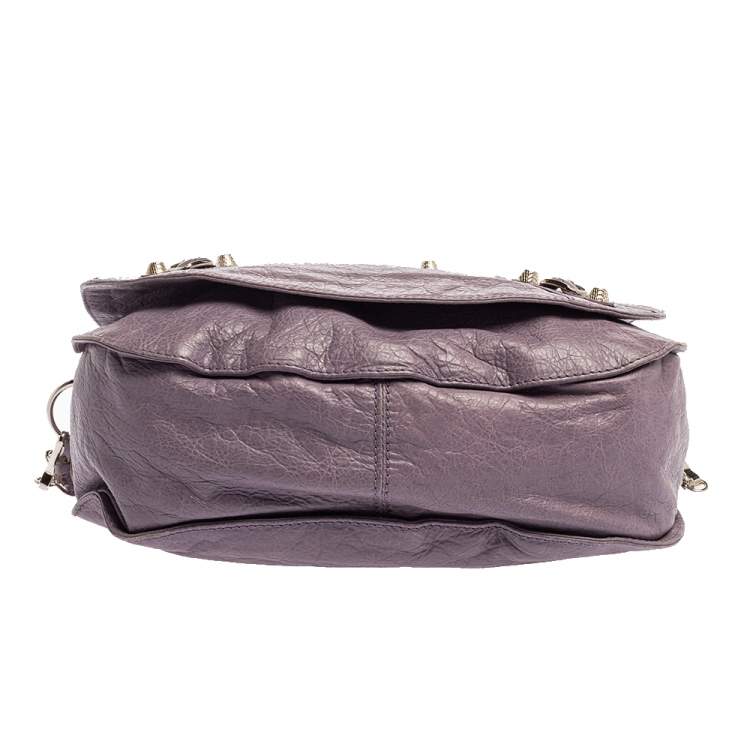 مملوكة مسبقًا Balenciaga Glycine Agneau Leather RSH Neo Folk Messenger Bag