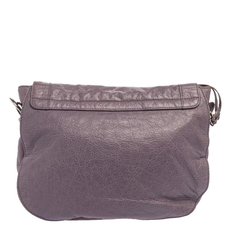 مملوكة مسبقًا Balenciaga Glycine Agneau Leather RSH Neo Folk Messenger Bag