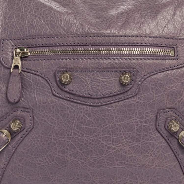 مملوكة مسبقًا Balenciaga Glycine Agneau Leather RSH Neo Folk Messenger Bag