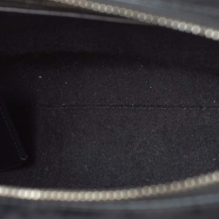 Pre Owned Balenciaga Grey Wool and Leather Small Cable Shopper Tote