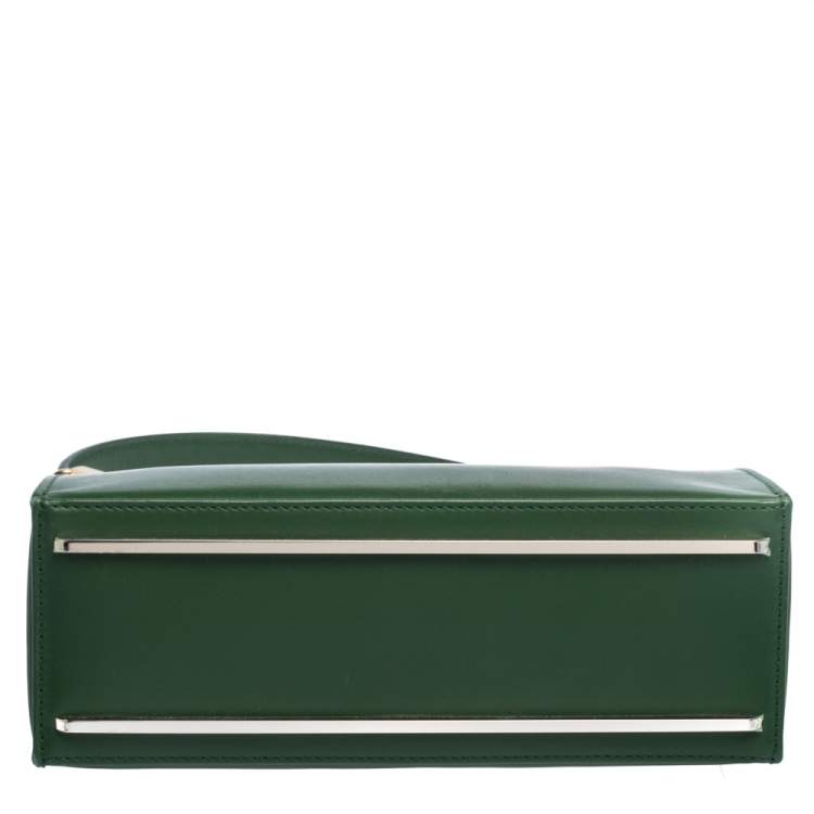 Pre Owned Balenciaga Green Leather Le Dix Cartable Top Handle Bag
