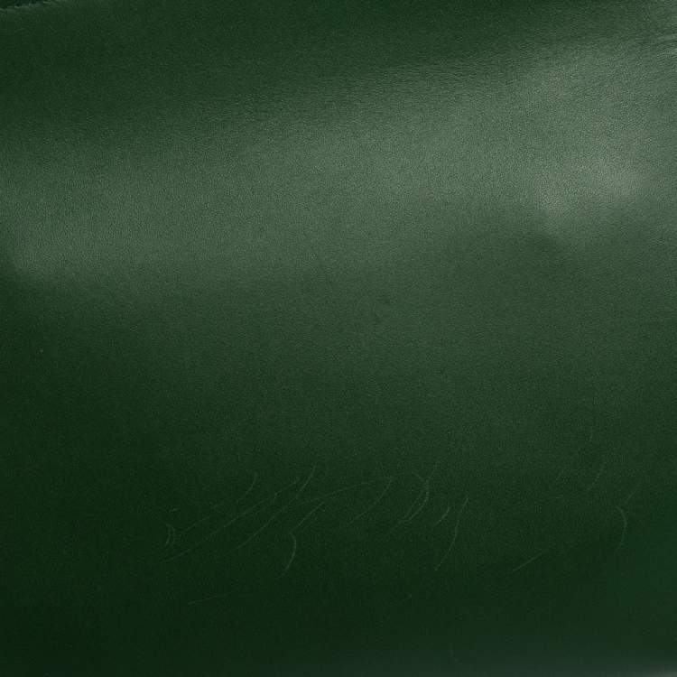 Pre Owned Balenciaga Green Leather Le Dix Cartable Top Handle Bag