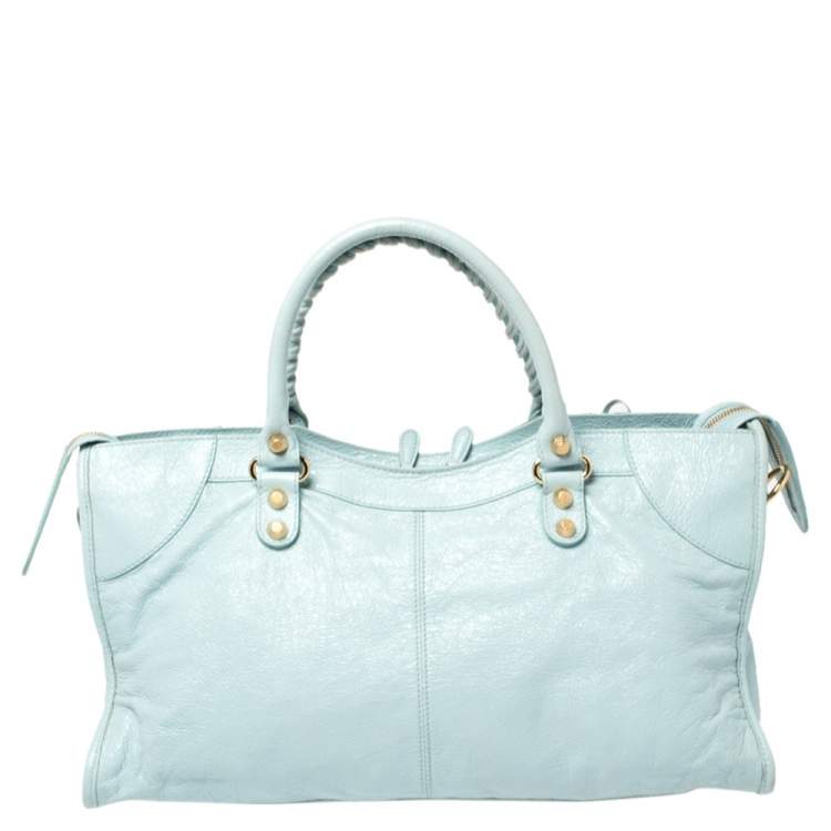 Pre Owned Balenciaga Papete Leather RGH Part Time Tote