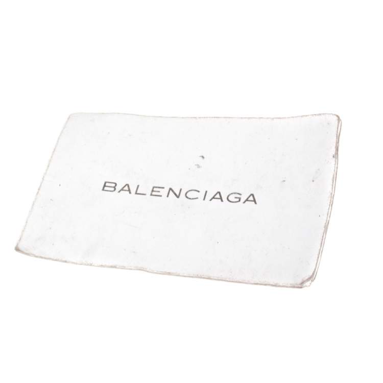 Pre Owned Balenciaga Pine Leather GGH Pompon Hobo