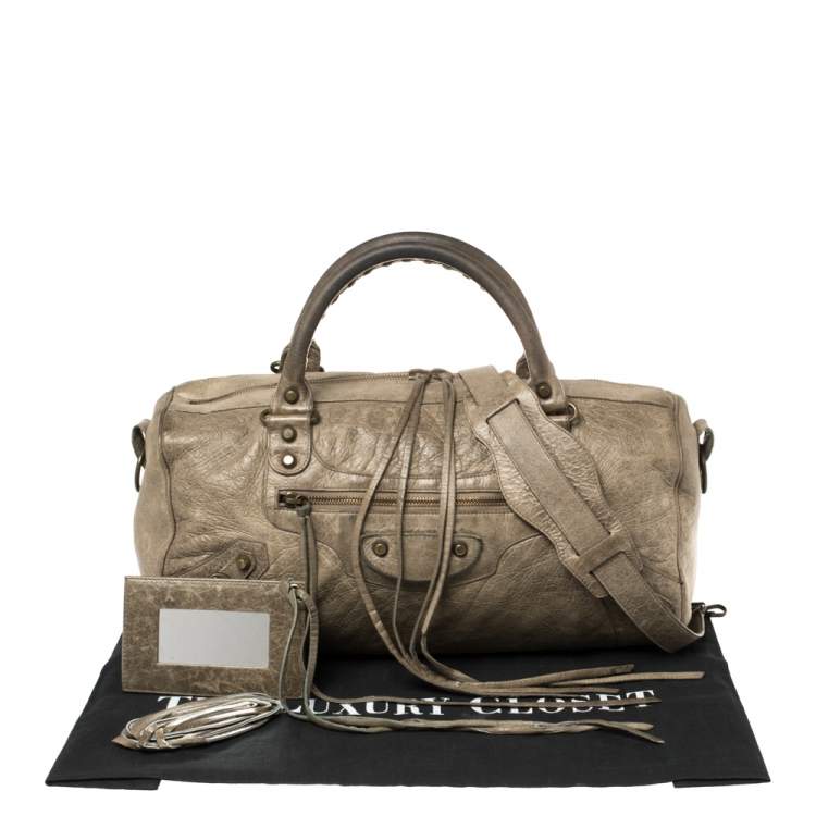 مملوكة مسبقًا Balenciaga Dolma Leather RH Twiggy Satchel