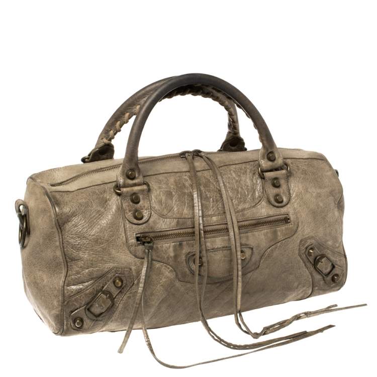 مملوكة مسبقًا Balenciaga Dolma Leather RH Twiggy Satchel
