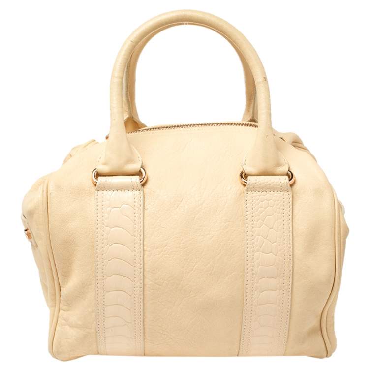 مملوكة مسبقًا Balenciaga Cream Leather Satchel Bag