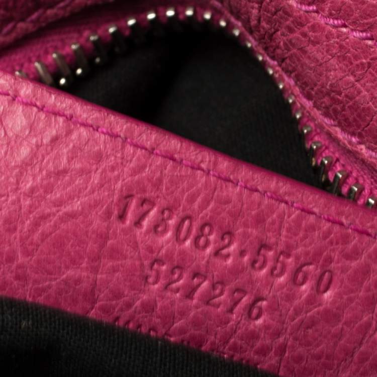 Pre Owned Balenciaga Cyclamen Leather GSH Part Time Tote