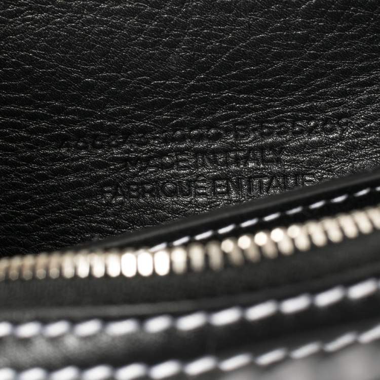 Pre Owned Balenciaga Black Leather Air Hobo 