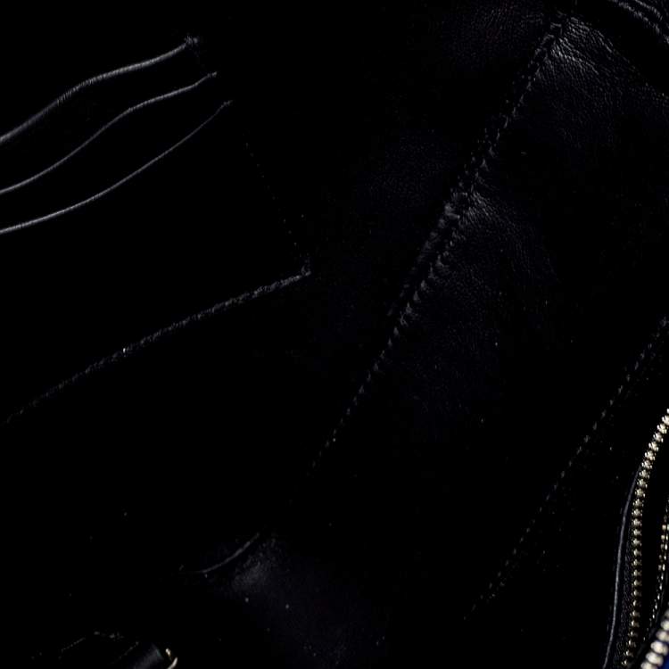 Pre Owned Balenciaga Blue Leather Triangle Electric Duffle Bag