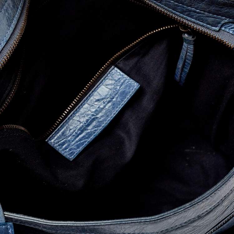 Pre Owned  Balenciaga Ocean Leather RH Flat Messenger Bag