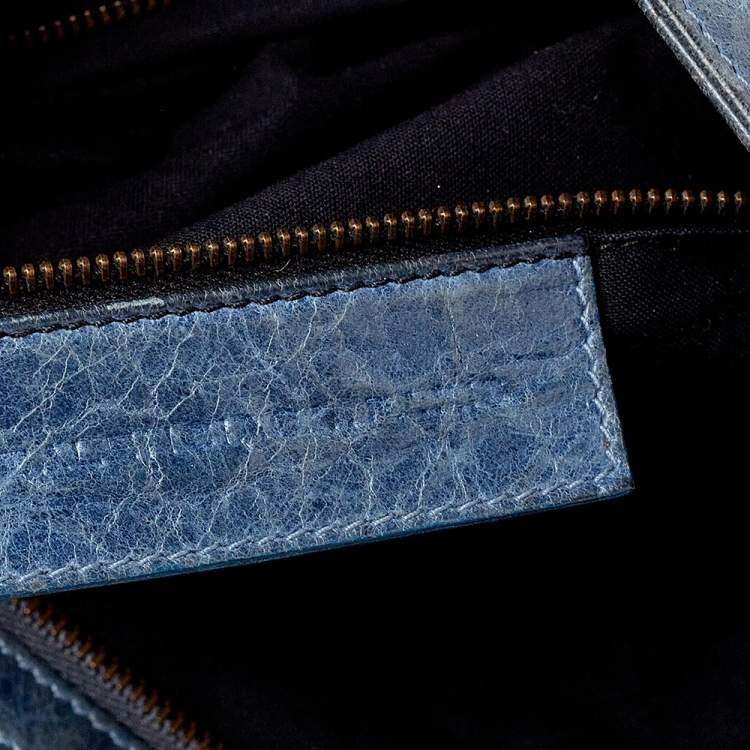 Pre Owned  Balenciaga Ocean Leather RH Flat Messenger Bag