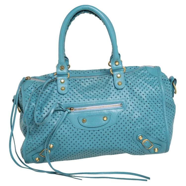 Forløber segment Have en picnic Balenciaga Papete Perforated Leather Maxi Twiggy Bag Balenciaga | TLC