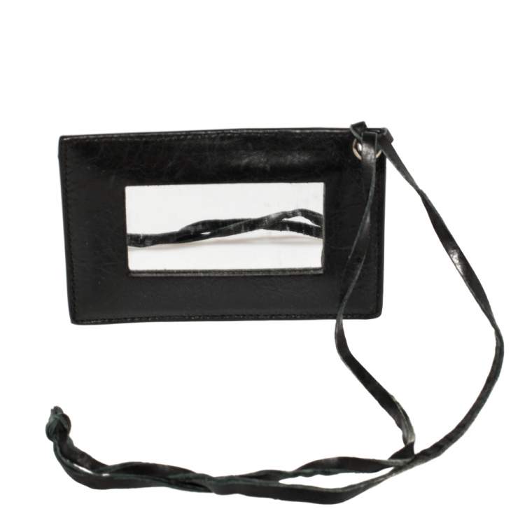 Pre Owned Balenciaga Black Matelassé Leather RH MM Bag