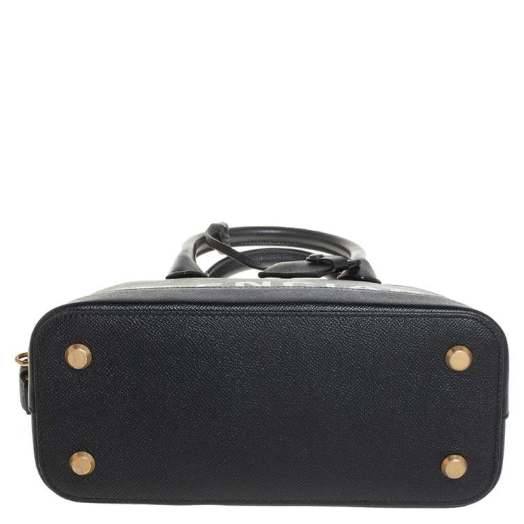 Pre Owned Balenciaga Black Leather S Ville Logo Satchel