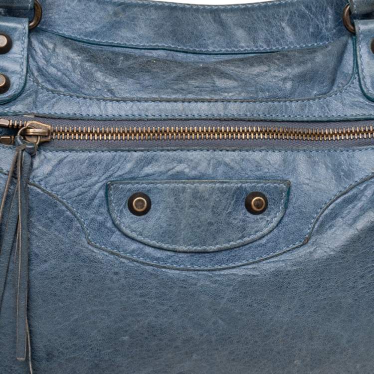 مملوكة مسبقًا Balenciaga Tempete Leather RH Purse Bag