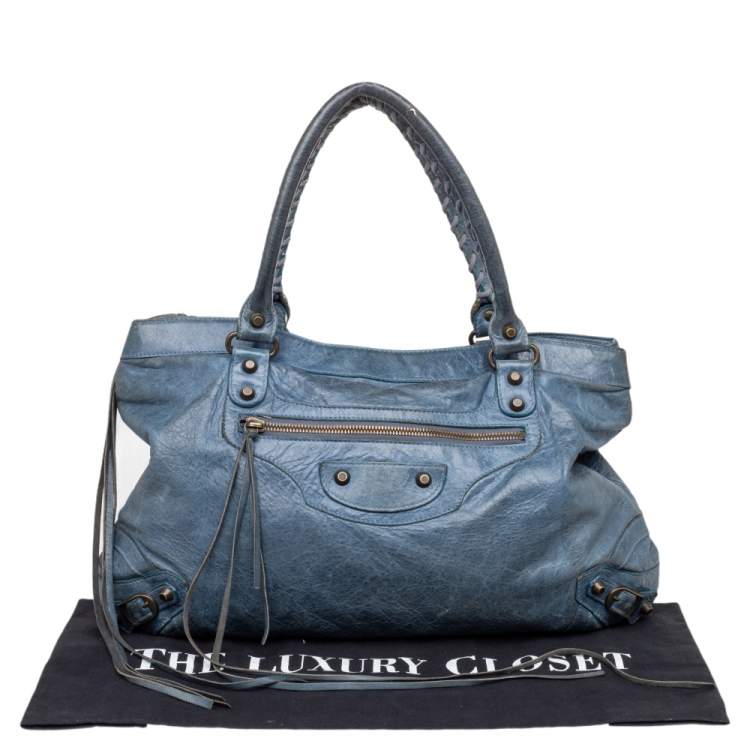 مملوكة مسبقًا Balenciaga Tempete Leather RH Purse Bag