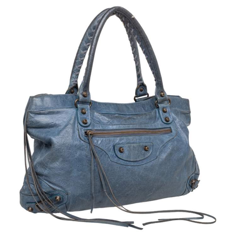 مملوكة مسبقًا Balenciaga Tempete Leather RH Purse Bag